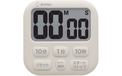 （株）ドリテック  T-621IV  ｄｒｅｔｅｃ　抗菌タイマー「ポポラ６」　アイボリー