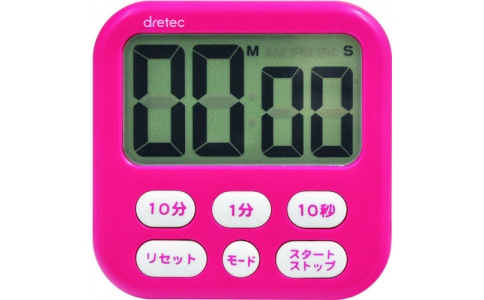 （株）ドリテック  T-542PK  ｄｒｅｔｅｃ　大画面タイマー