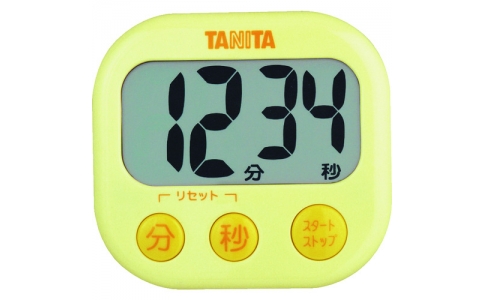 （株）タニタ  TD-384-YL  ＴＡＮＩＴＡ　でか見えタイマーＴＤ３８４ＹＬ