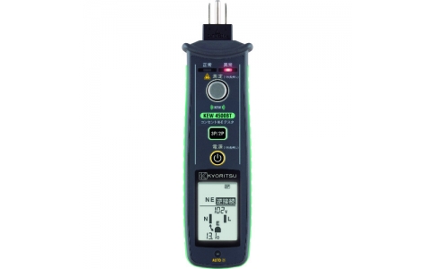 共立電気計器（株）  KEW4500BT  ＫＹＯＲＩＴＳＵ　コンセントＮ－Ｅテスタ（Ｂｌｕｅｔｏｏｔｈ搭載）