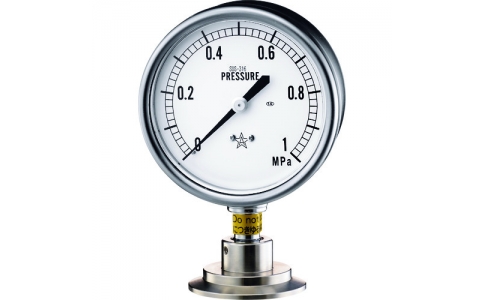 右下精器製造（株）  FE-2-0.4MPA  右下　隔膜式圧力計　ＦＥ型