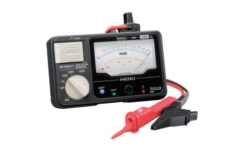 日置電機（株）  IR4041-11SEISEKITUKI  ＨＩＯＫＩ　アナログ絶縁抵抗計（４レンジ）　ＩＲ４０４１－１１　成績表付