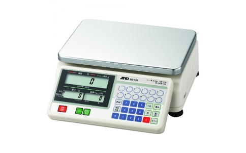 （株）エー・アンド・デイ  SQ15K-JA-12N00  Ａ＆Ｄ　検定付き店舗用料金はかり　ＳＱ１５Ｋ　１２区検定品