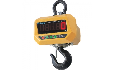 （株）クボタ計装  HS-CD-R-05-K  クボタ　防水・防塵無線式ホイストスケール５００ｋｇ用（検定付）