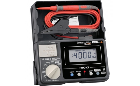 日置電機（株）  IR4051-10KOUSEISYO-TRACETUKI  ＨＩＯＫＩ　デジタル絶縁抵抗計（５レンジ）　ＩＲ４０５１－１０　校正証明書・トレサ付