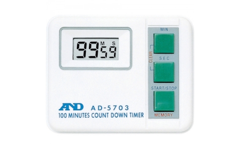 （株）エー・アンド・デイ  AD-5703BP  Ａ＆Ｄ　タイマー（１００分計）　（１個＝１ＰＫ）