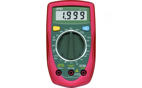 （株）エー・アンド・デイ  AD5529-00A00  Ａ＆Ｄ　デジタルマルチメータ　ＡＤ５５２９　一般（ＩＳＯ）校正付（検査成績書＋トレサビリティ体系図）