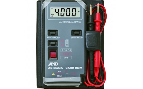 （株）エー・アンド・デイ  AD5523A  Ａ＆Ｄ　デジタルマルチメーターカードタイプ最大１９９９カウント