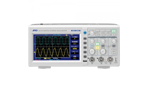 （株）エー・アンド・デイ  AD5143-00A00  Ａ＆Ｄ　デジタル・オシロスコープ　ＡＤ－５１４３　≪周波数帯域：２５ＭＨｚ　入力：２ｃｈ　最高サンプリングレート：２５０ＭＳ／ｓ≫　一般（ＩＳＯ）校正付