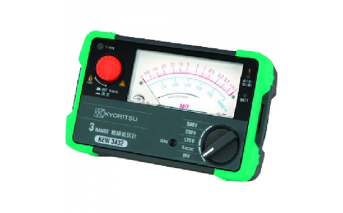 因幡電機産業（株）  3432-JP  ＪＡＰＰＹ　アナログ式３レンジ絶縁抵抗計