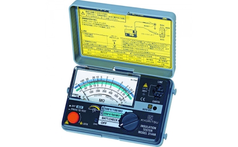 共立電気計器（株）  MODEL3144A  ＫＹＯＲＩＴＳＵ　３１４４Ａ　２レンジ小型絶縁抵抗計