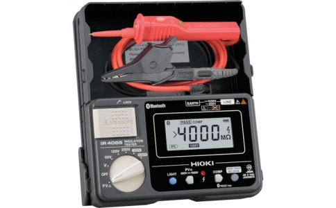 日置電機（株）  IR4055-11KOUSEISYO-TRACETUKI  ＨＩＯＫＩ　デジタル絶縁抵抗計（５レンジ）　ＩＲ４０５５－１１　校正証明書・トレサ付