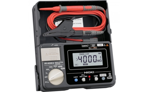 日置電機（株）  IR4053-10SEISEKITUKI  ＨＩＯＫＩ　太陽光発電システム用絶縁抵抗計　ＩＲ４０５３－１０　成績表付