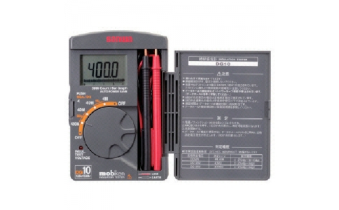 三和電気計器（株）  4981754044549  ＳＡＮＷＡ　デジタルミニ絶縁抵抗計　５００Ｖ／１２５Ｖ