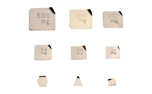 新光電子（株）  F1PSB-50M  ＶｉＢＲＡ　Ｆ１ＰＳＢ－５０Ｍ：板状分銅　基準分銅型（非磁性ステンレス）　５０ＭＧ　Ｆ１級