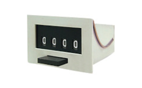 ライン精機（株）  MCF-4XUL DC24V  ライン精機　電磁カウンター（リセットツキ）４桁