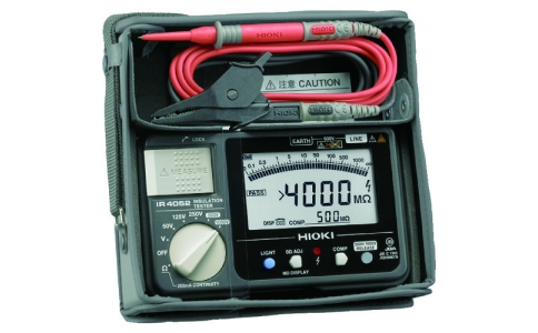 日置電機（株）  IR4052-10KOUSEISYOTUKI  ＨＩＯＫＩ　デジタル絶縁抵抗計（５レンジ）　ＩＲ４０５２－１０　校正証明書付