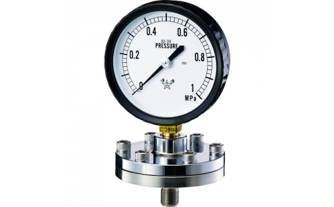 右下精器製造（株）  KA-BT-1-8-PVC-0.1MPA  右下　隔膜式圧力計　ＢＴ－１型