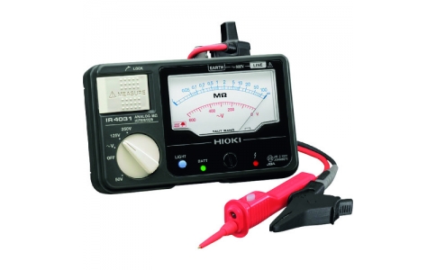日置電機（株）  IR4031-11KOUSEISYOTRACETUKI  ＨＩＯＫＩ　アナログ絶縁抵抗計（３レンジ）　ＩＲ４０３１－１１　校正証明書・トレサ付