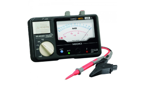 日置電機（株）  IR4030-10TRACETUKI  ＨＩＯＫＩ　アナログ絶縁抵抗計（３レンジ）　ＩＲ４０３０－１０　トレサ付