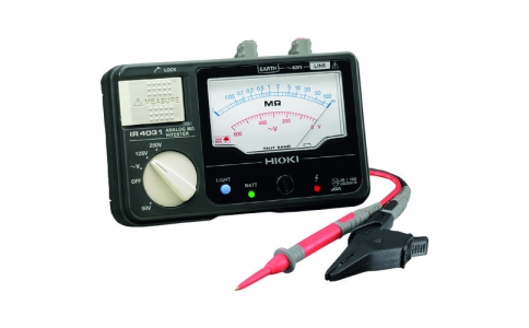 日置電機（株）  IR4031-10SEISEKITUKI  ＨＩＯＫＩ　アナログ絶縁抵抗計（３レンジ）　ＩＲ４０３１－１０　成績表付
