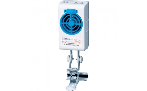 （株）ベッセル  F-6CL  ベッセル　【売切り廃番】静電気除去ミニファン（クリップ付）Ｆ－６ＣＬ