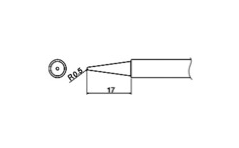 白光（株）  T34-B  白光　こて先　Ｂ型