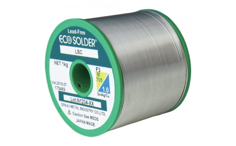 千住金属工業（株）  LSC F3 M705 0.3 D250G  千住金属　エコソルダー　ＬＳＣ　Ｆ３　Ｍ７０５　０．３ミリ　２５０ｇ巻