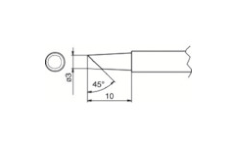 白光（株）  T1-3BCF  白光　こて先　３ＢＣ型　面のみ
