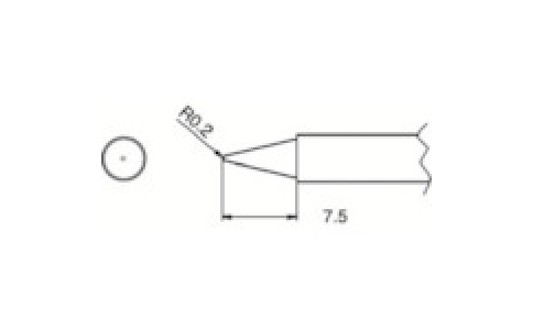 白光（株）  T1-B  白光　こて先　Ｂ型