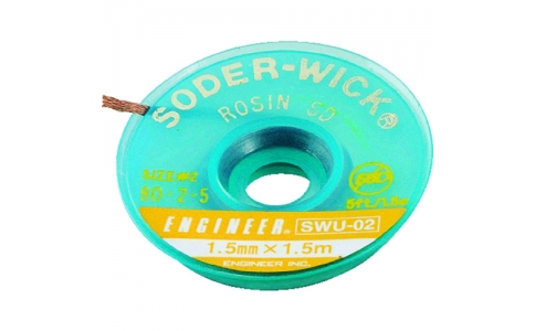 （株）エンジニア  SWU-02  エンジニア　ハンダ吸取線　１．５ｍｍ