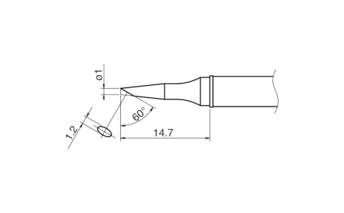 白光（株）  T31-02BC1  白光　こて先／１ＢＣ型