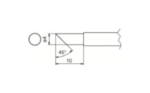 白光（株）  T1-4CF  白光　こて先　４Ｃ型　面のみ