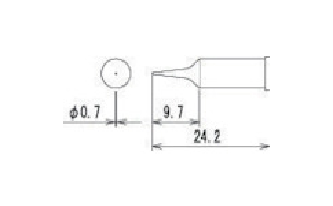 白光（株）  B1183  白光　固定パイプ付ニップル