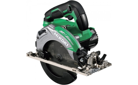 工機ホールディングス（株）  C3606DA-SK-NN  ＨｉＫＯＫＩ　３６Ｖマルチボルトコードレス丸のこ１６５ｍｍ　黒鯱　グリーン　本体のみ