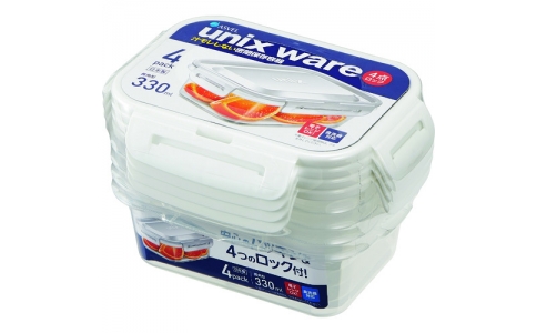 アスベル（株）  373992  アスベル　ユニックスタイトロック　長角型小　４個入り　ホワイト