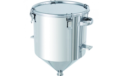 日東金属工業（株）  HT-CTH-BRK-43  日東　ホッパー型密閉容器（クリップ式）　ブラケット付