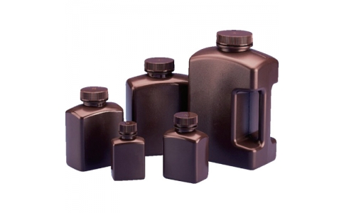 ＴＡＲＳＯＮＳ  583440  ＴＡＲＳＯＮＳ　褐色角型瓶　ＨＤＰＥ製／蓋：ＰＰ製　５００ｍｌ