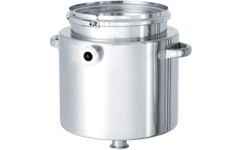 日東金属工業（株）  HT-CTL-J-24  日東　ステンレスタンクホッパー型バンド式ジャケット容器１０Ｌ
