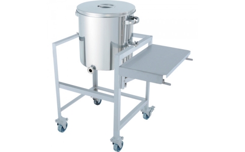 日東金属工業（株）  KTT-ST-ASCB-565  日東　片テーパー型汎用容器　１５０Ｌ　架台付（作業台付）