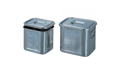 アズワン（株）  4-1006-01  ＡＳ　角型目盛付ポット１０型　手なし