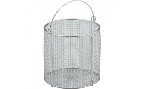 トラスコ中山（株）  TSM-1515N  ＴＲＵＳＣＯ　ステンレス洗浄カゴ　丸型　有効内寸１４２Ｘ１４２Ｘ１４６