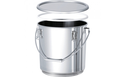 日東金属工業（株）  TP-CTB-STA-PTFE-24  日東　ＰＴＦＥパッキン付テーパー型積み重ね式吊下げ容器　１０Ｌ