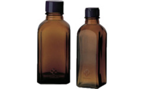 柴田科学（株）  4589988603961  ＳＩＢＡＴＡ　ねじ口角形びん　茶　３０ｍｌ　１０コ