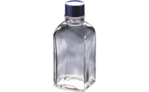 柴田科学（株）  4589988603886  ＳＩＢＡＴＡ　ねじ口角形びん　白　１００ｍｌ　１０コ