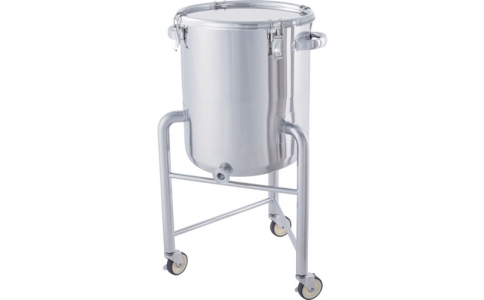 日東金属工業（株）  KTTX-CTH-L-47  日東　片テーパー急傾斜型密閉容器　脚付　クリップ式　８０Ｌ