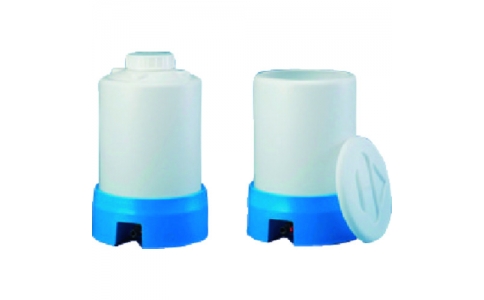 東京硝子器械（株）  280-21-45-07  ＴＧＫ　テーパータンク１００Ｌネジキャップキャスタ付