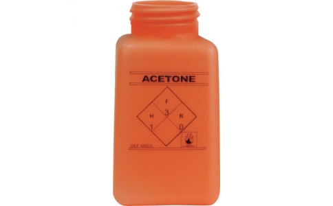 ＤＥＳＣＯ　ＪＡＰＡＮ（株）  35492  ＤＥＳＣＯ　ボトルのみ　ＤＵＲＡＳＴＡＴＩＣ　オレンジ色　静電気拡散性　ＨＤＰＥ　１８０ｃｃ　ＡＣＥＴＯＮＥの印字