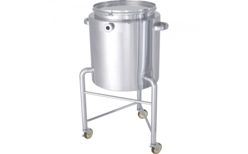 日東金属工業（株）  HT-CTL-J-L-36  日東　ステンレスホッパー型バンド式ジャケット容器脚付３５Ｌ