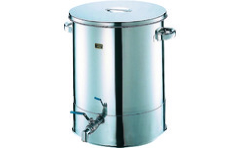 東京硝子器械（株）  143-32-03-05  ＴＧＫ　ボールバルブ付タンク　６５Ｌ